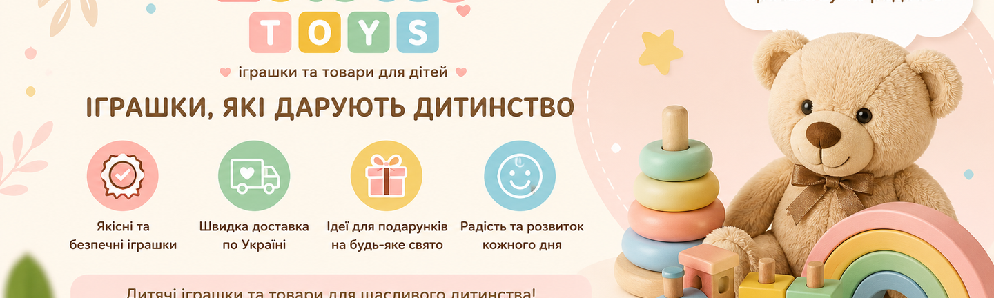 Все для гри, розвитку та радості